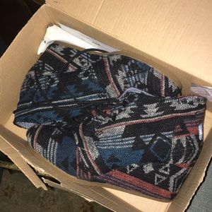 Tom’s desert wedge in “black jacquard”